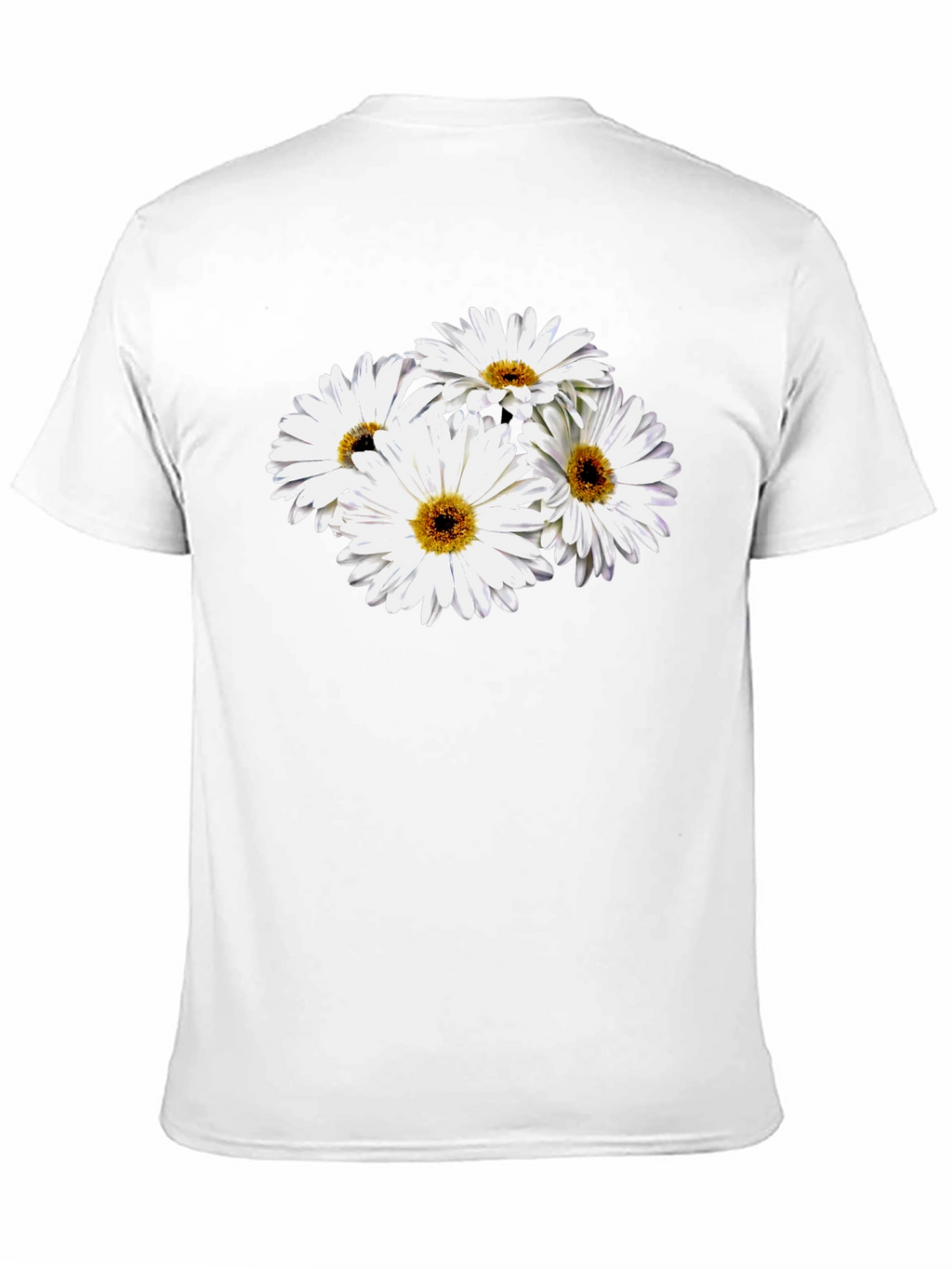 Daisy Graphic Black T-Shirt - Soft Cotton Blend