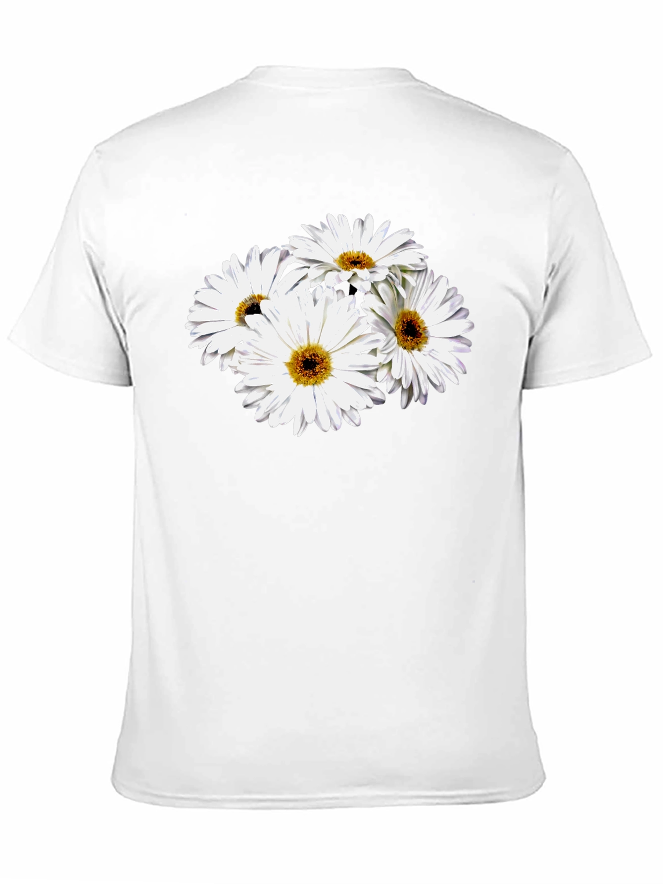 Daisy Graphic Black T-Shirt - Soft Cotton Blend