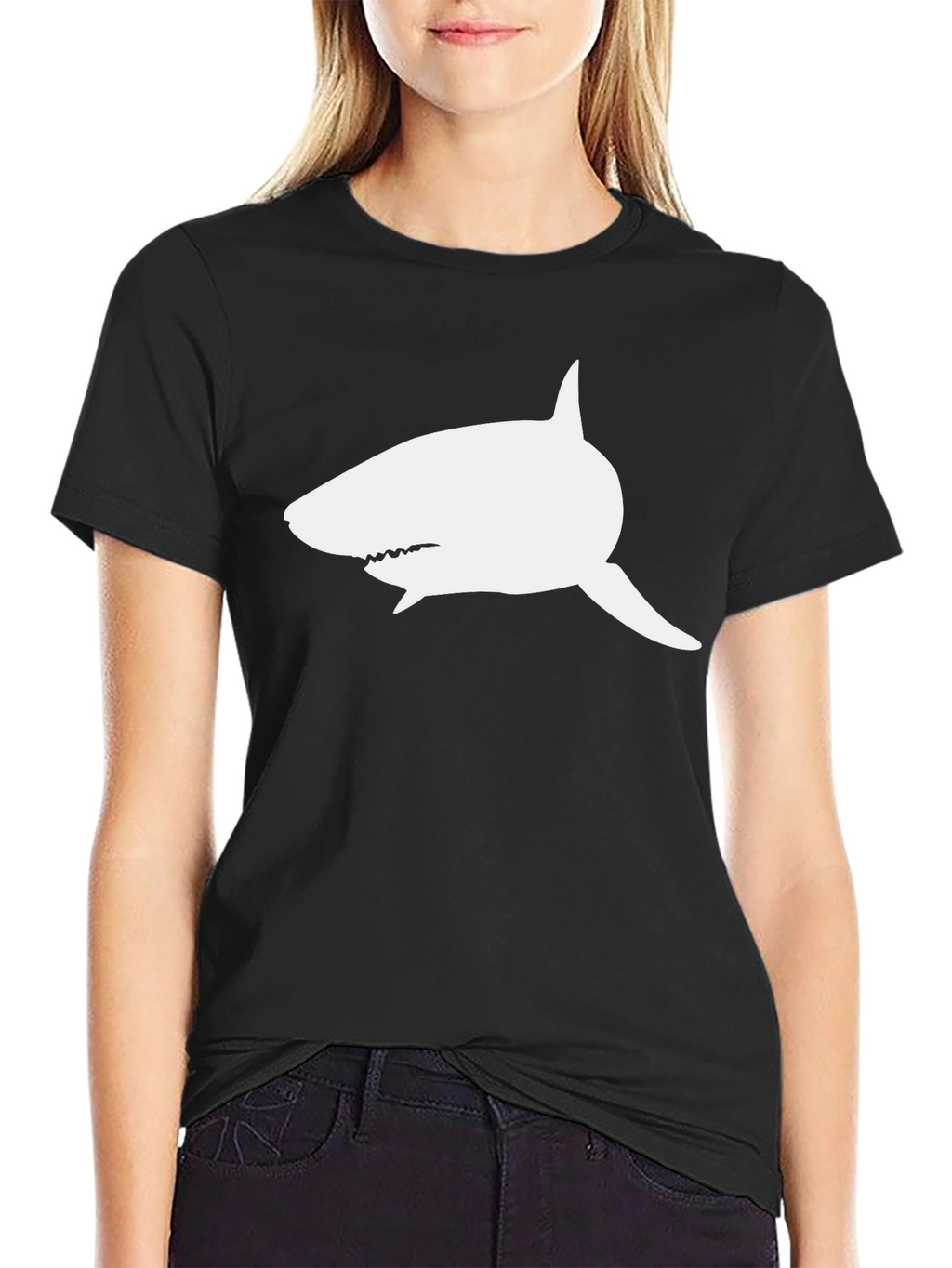 Shark Graphic Print T-Shirt