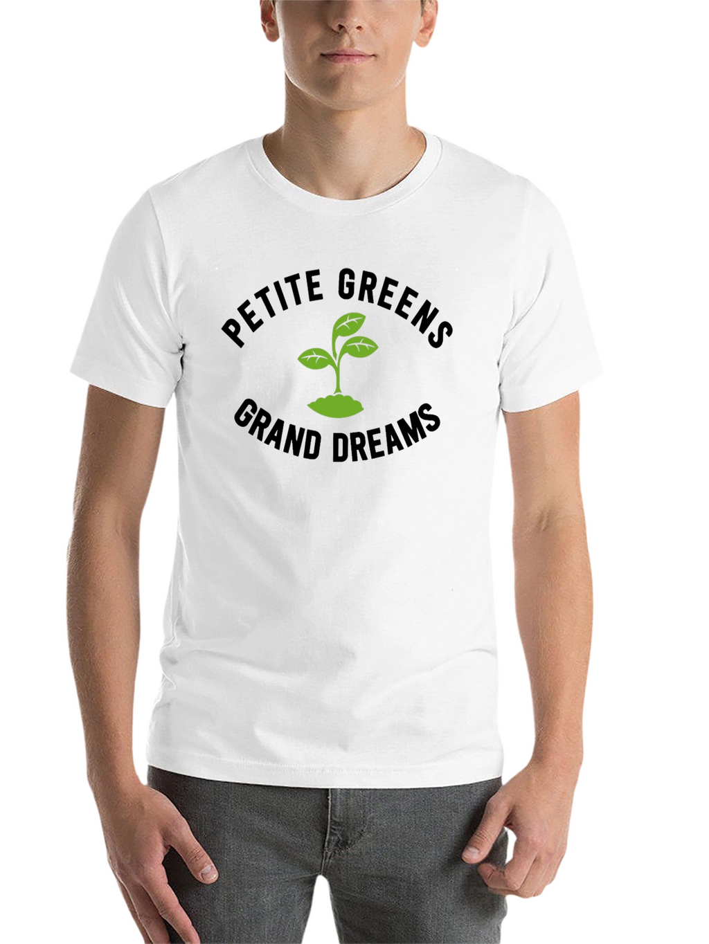 Petite Greens Grand Dreams Graphic T-Shirt