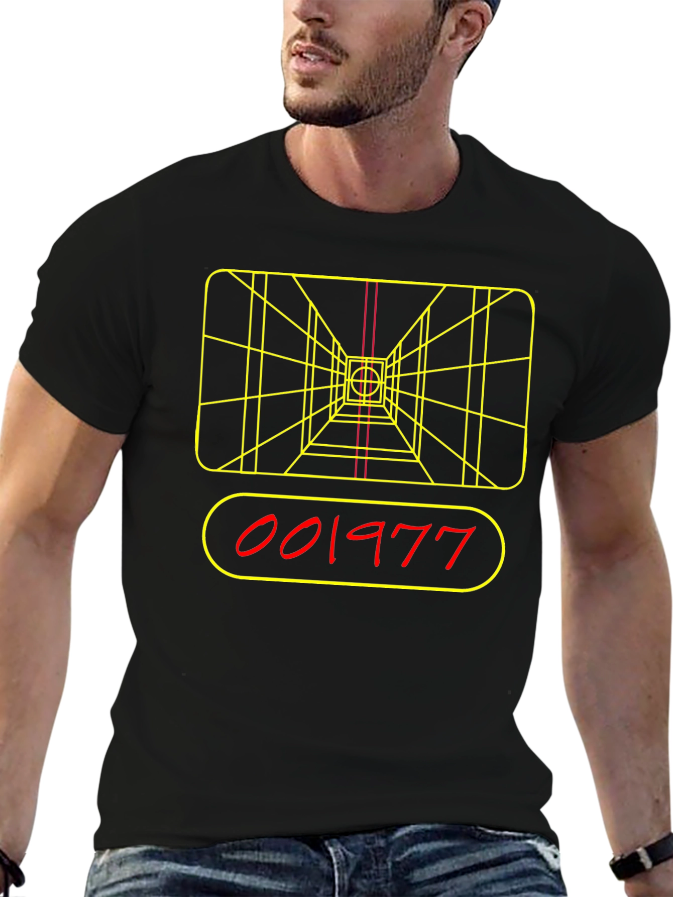 Vintage Star Wars T-Shirt - 1977 Grid Design Tee