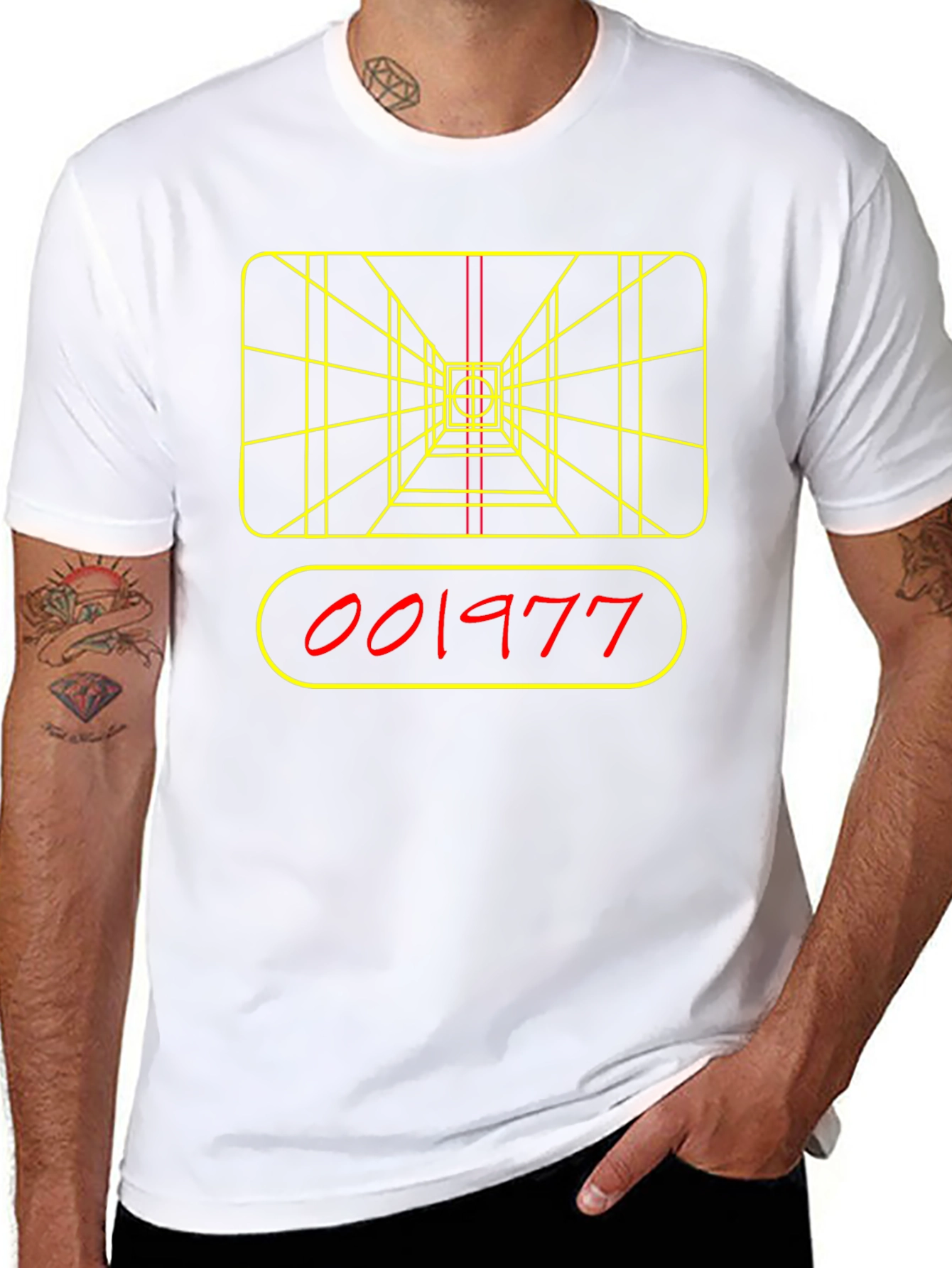 Vintage Star Wars T-Shirt - 1977 Grid Design Tee