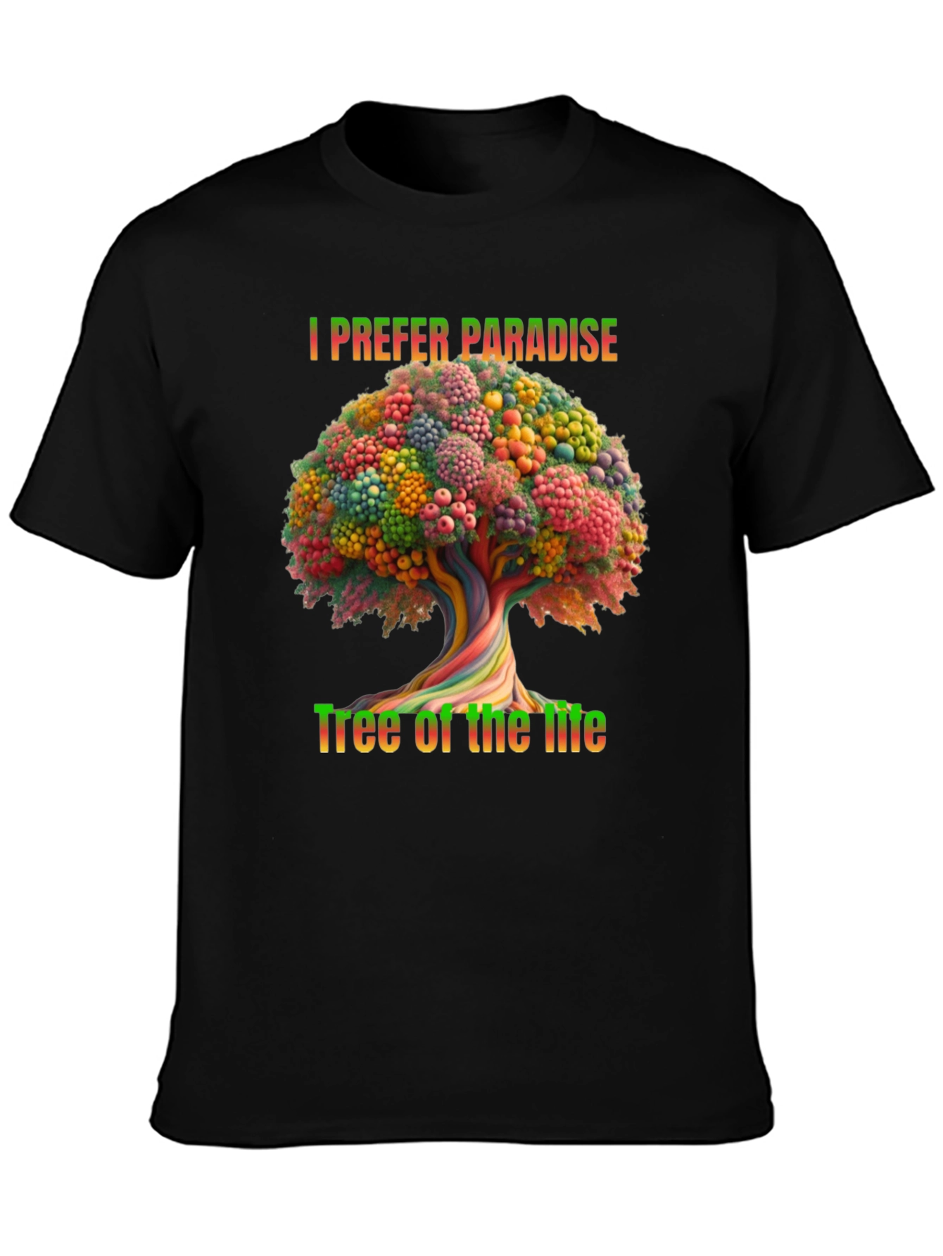 I Prefer Paradise Tree of Life Graphic Tee