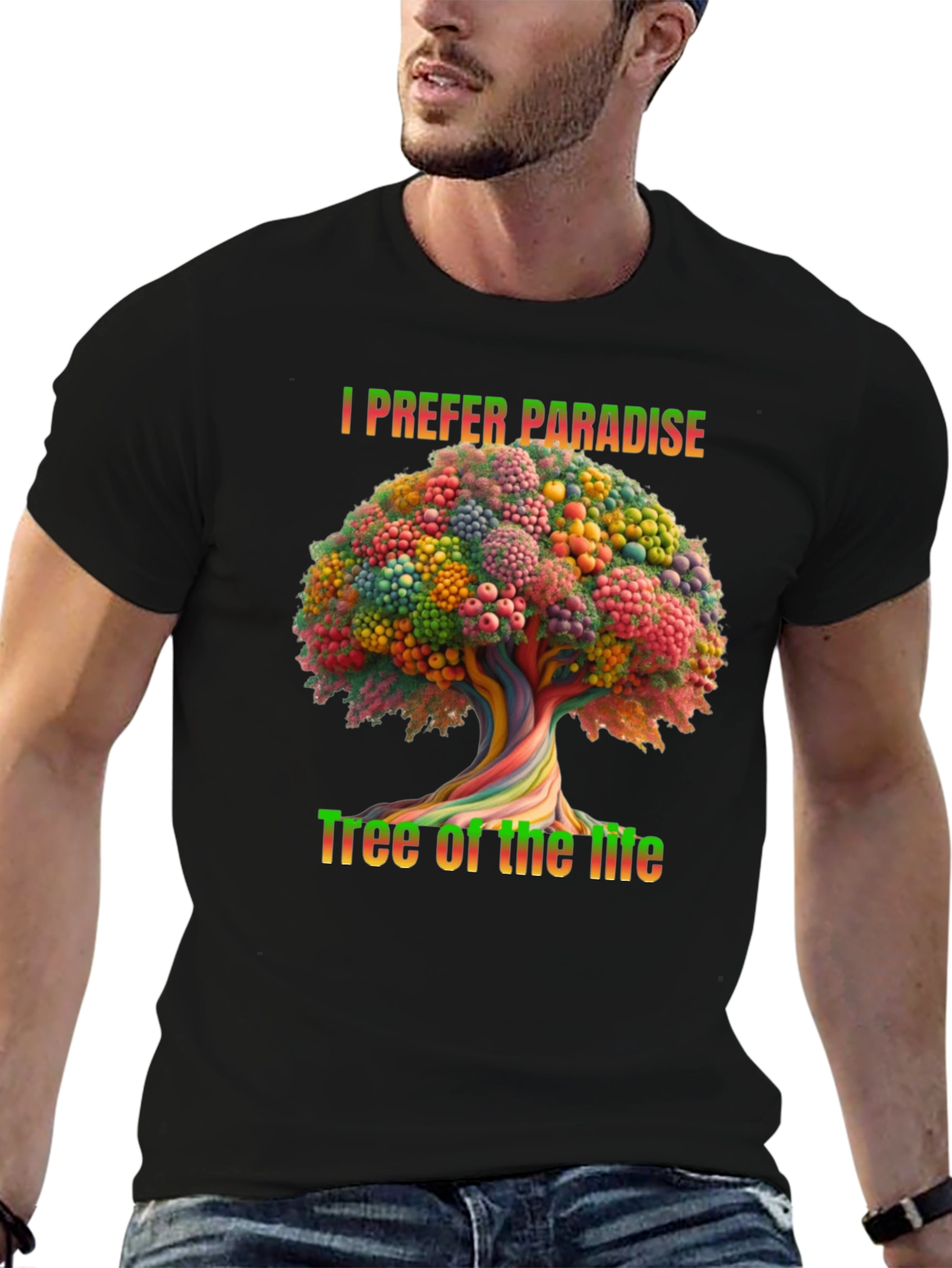 I Prefer Paradise Tree of Life Graphic Tee