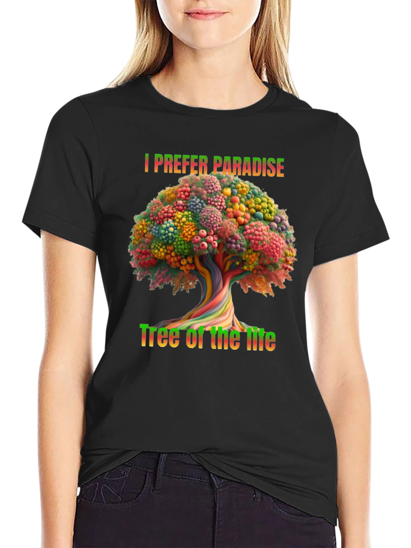 I Prefer Paradise Tree of Life Graphic Tee