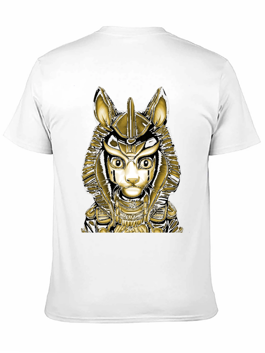 Anubis Cat Graphic Tee - Black