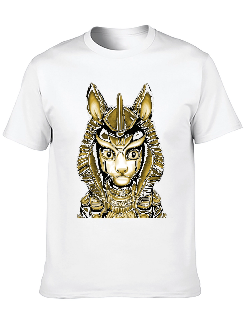 Anubis Cat Graphic Tee - Black