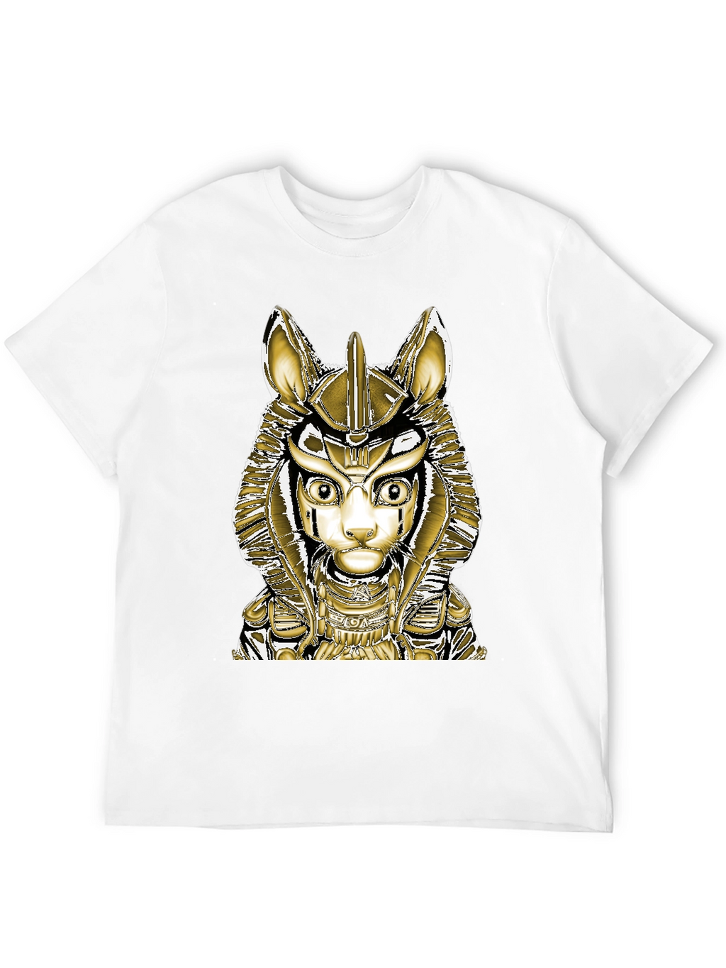 Anubis Cat Graphic Tee - Black