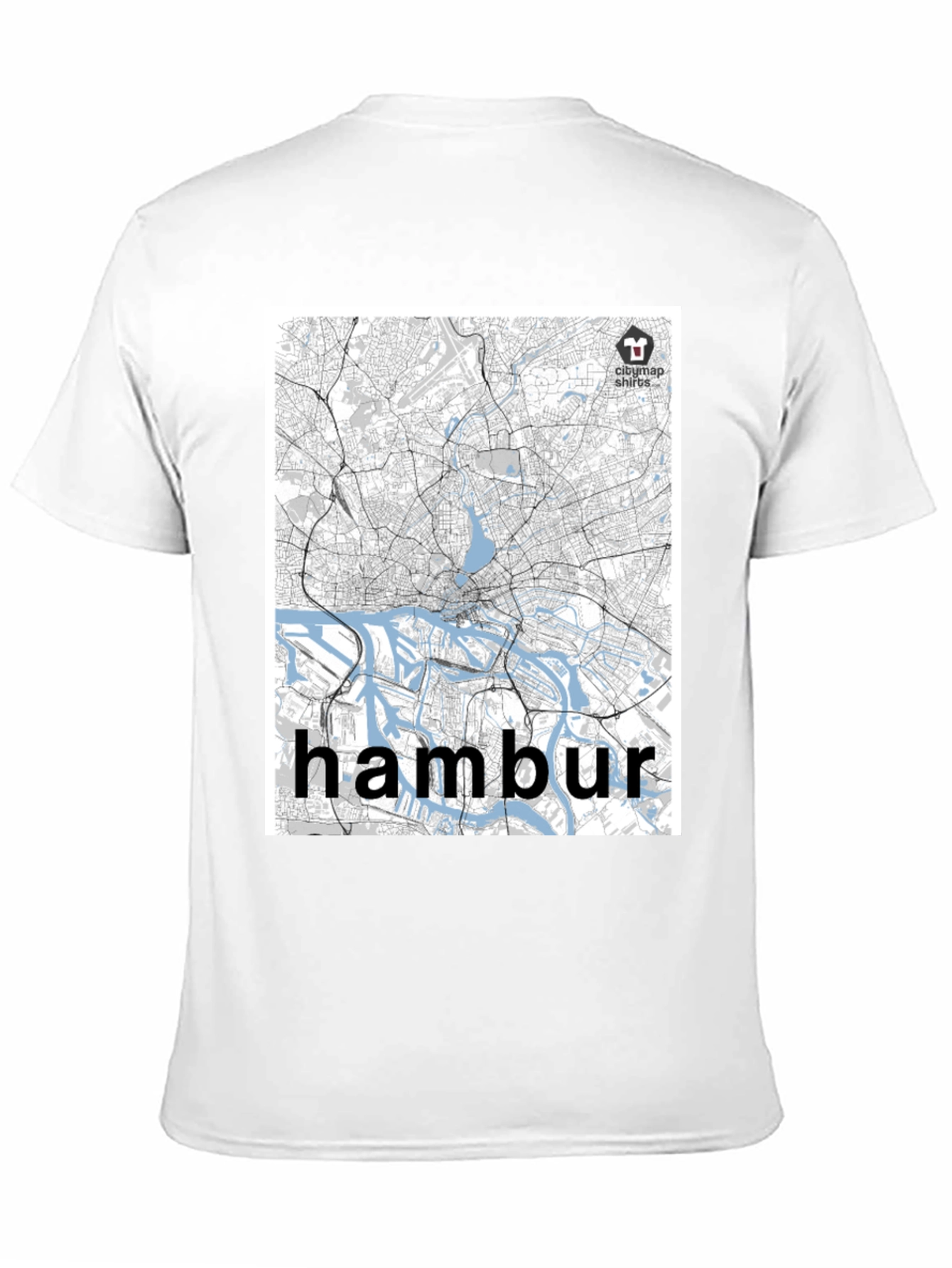Hamburg Map T-Shirt - Cityscape Tee