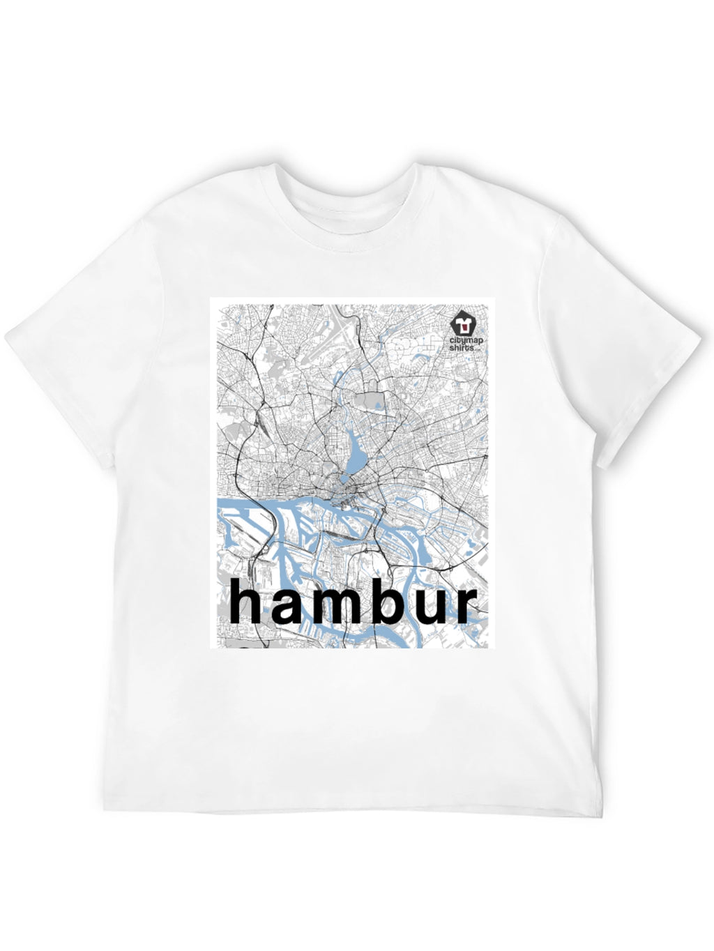 Hamburg Map T-Shirt - Cityscape Tee