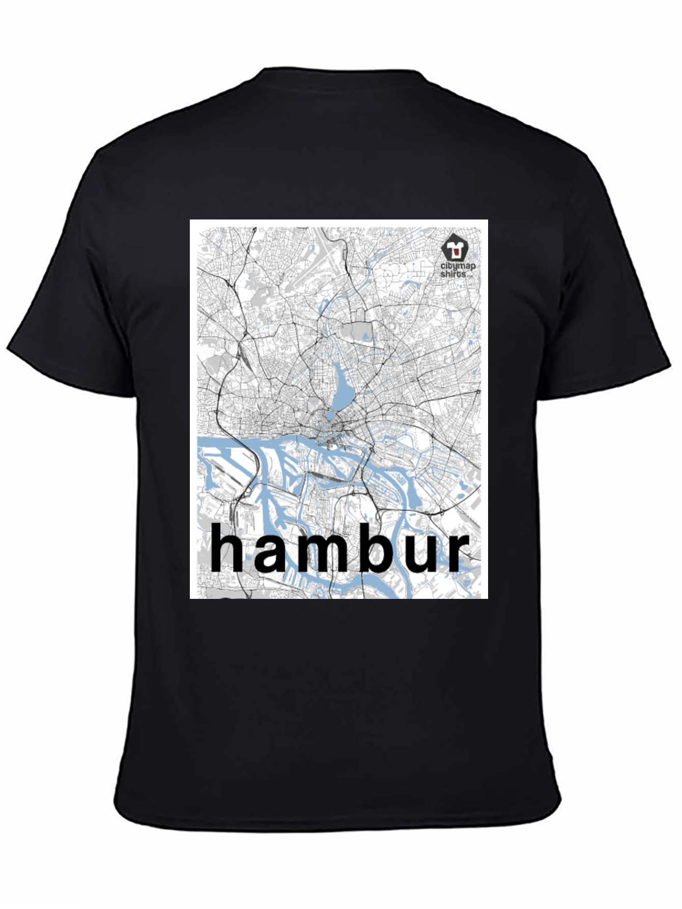 Hamburg Map T-Shirt - Cityscape Tee