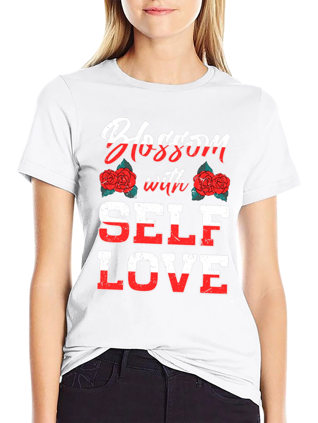 Blossom With Self Love Graphic T-Shirt
