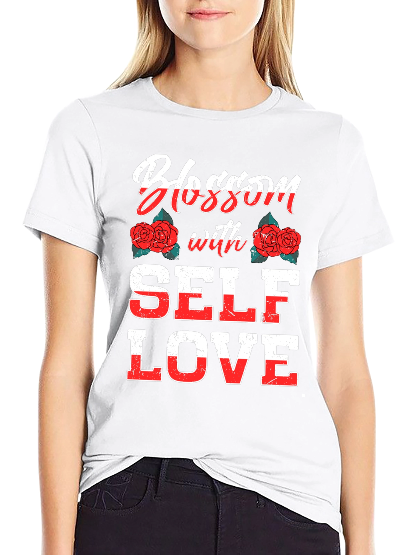 Blossom With Self Love Graphic T-Shirt