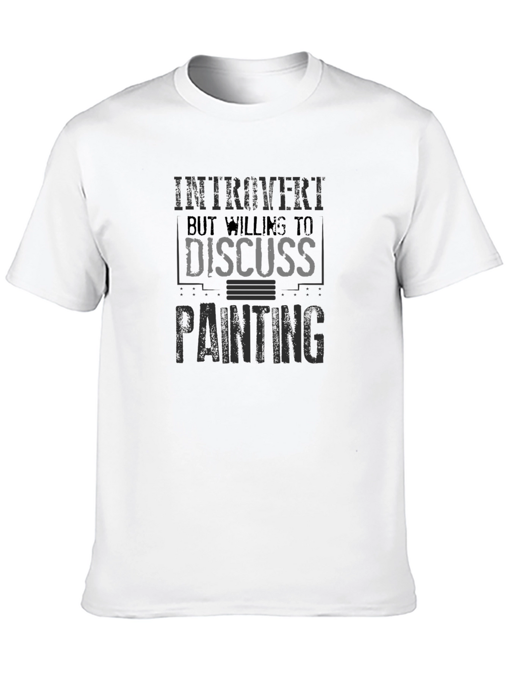Introvert Painting T-Shirt Funny Artist Tee