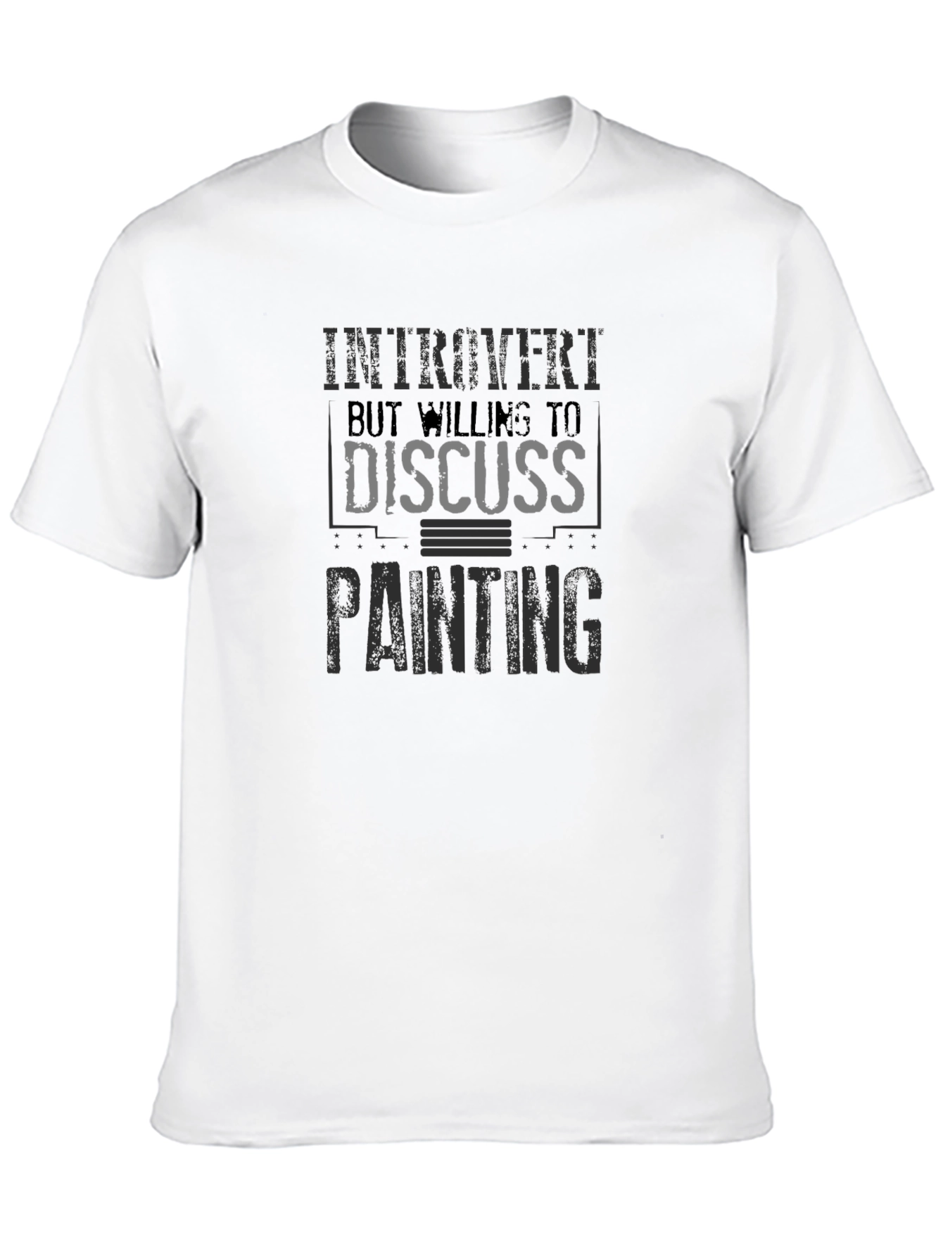 Introvert Painting T-Shirt Funny Artist Tee