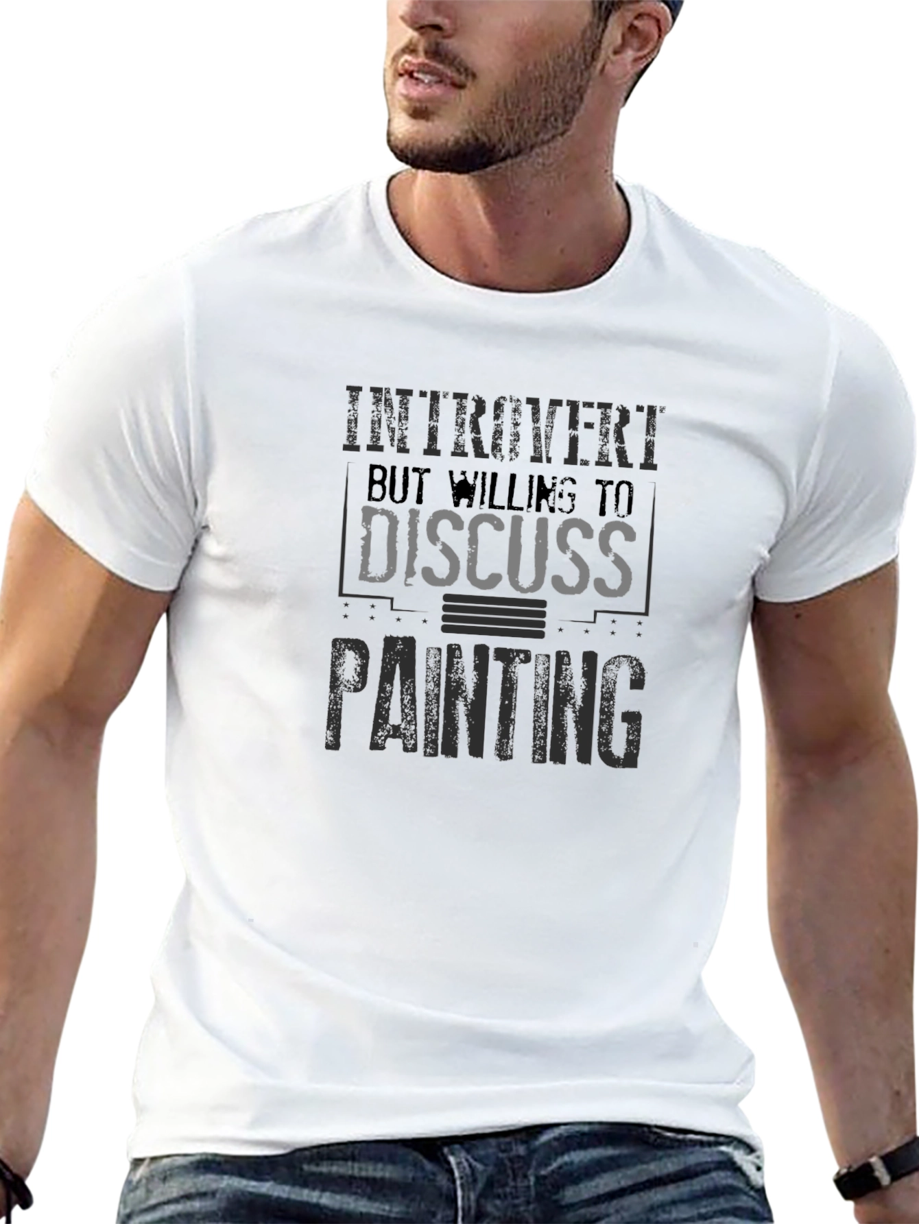 Introvert Painting T-Shirt Funny Artist Tee