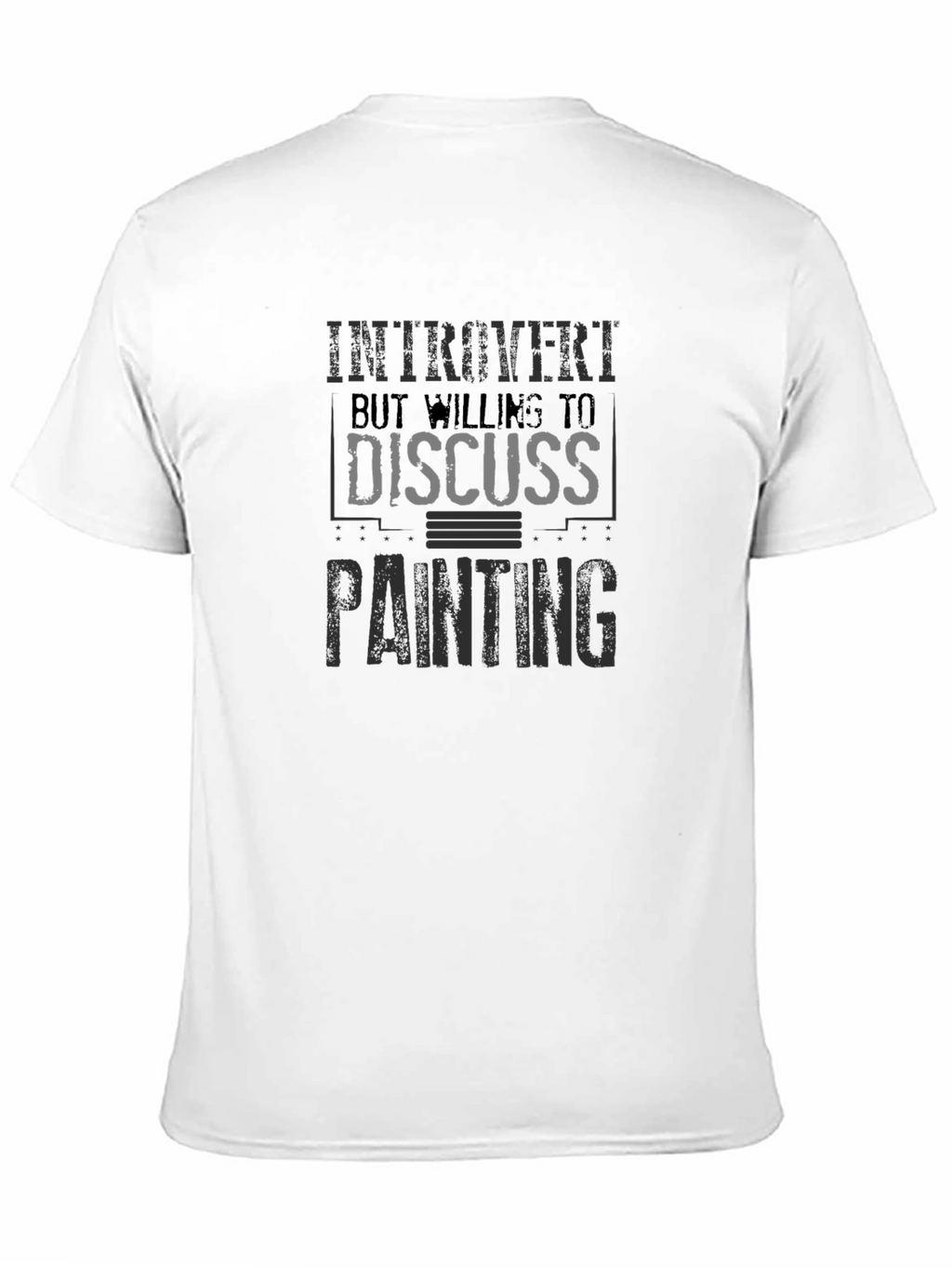 Introvert Painting T-Shirt Funny Artist Tee