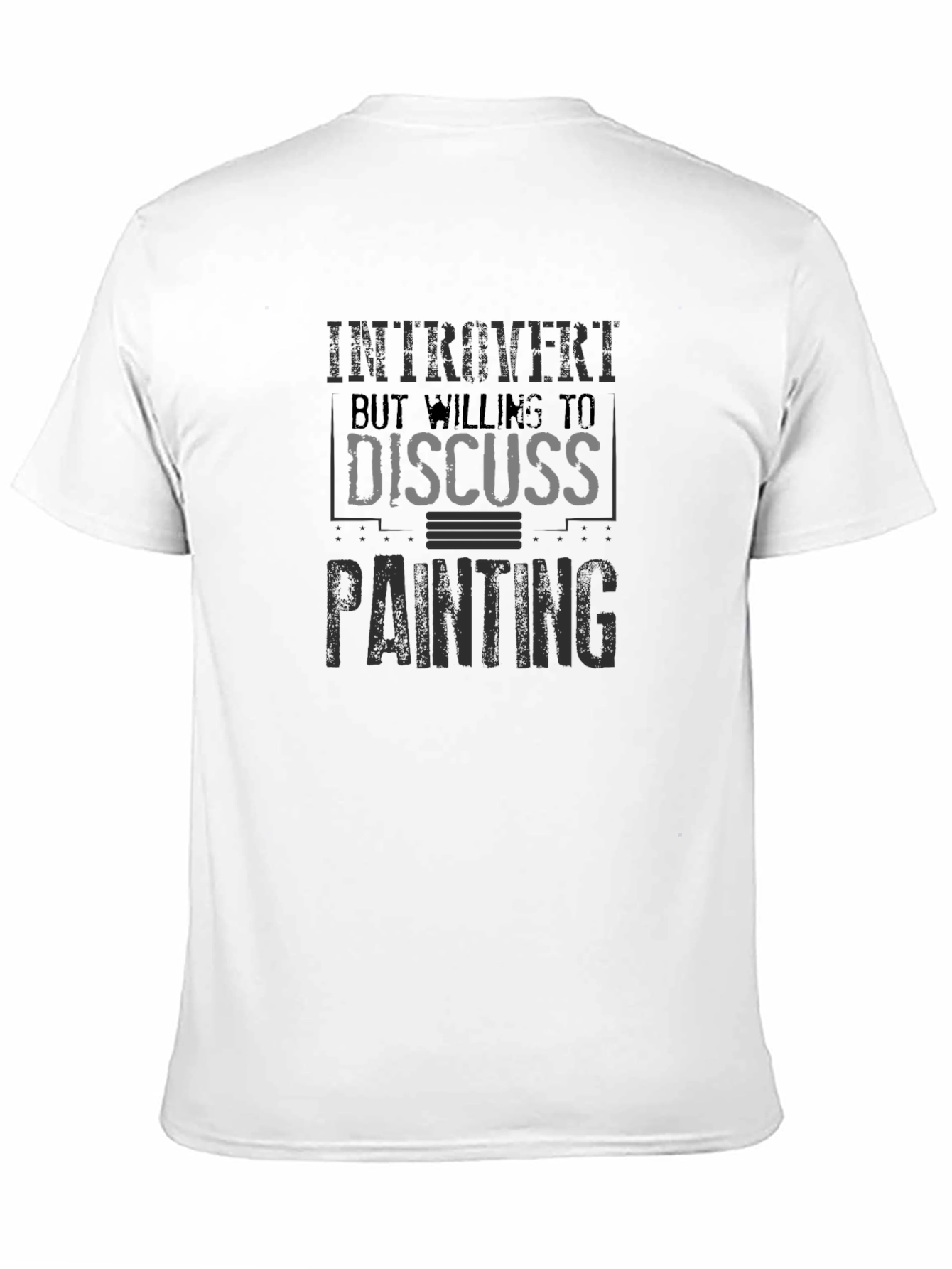 Introvert Painting T-Shirt Funny Artist Tee