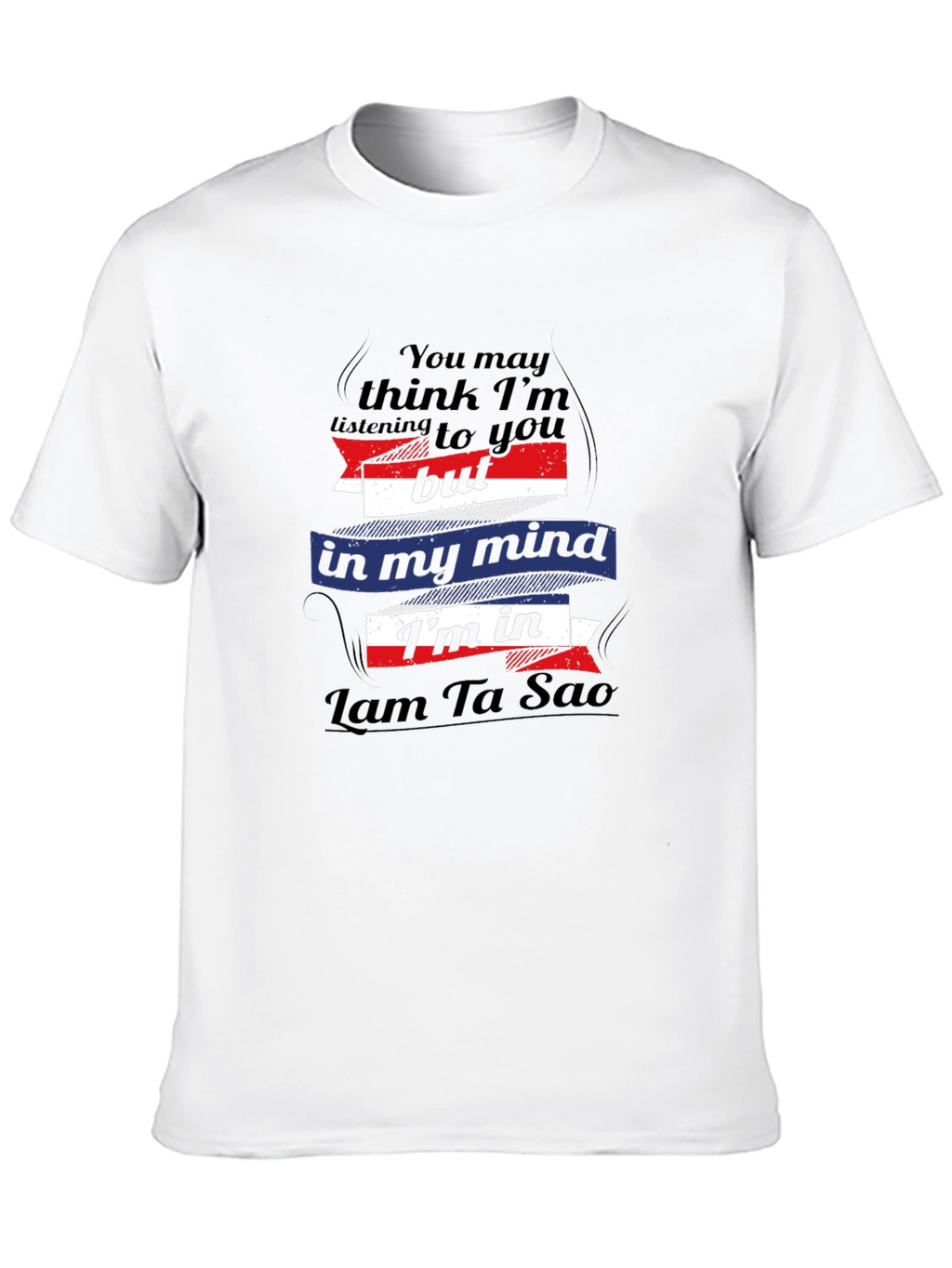 Lam Ta Sao Mind T-Shirt - Black Cotton Tee