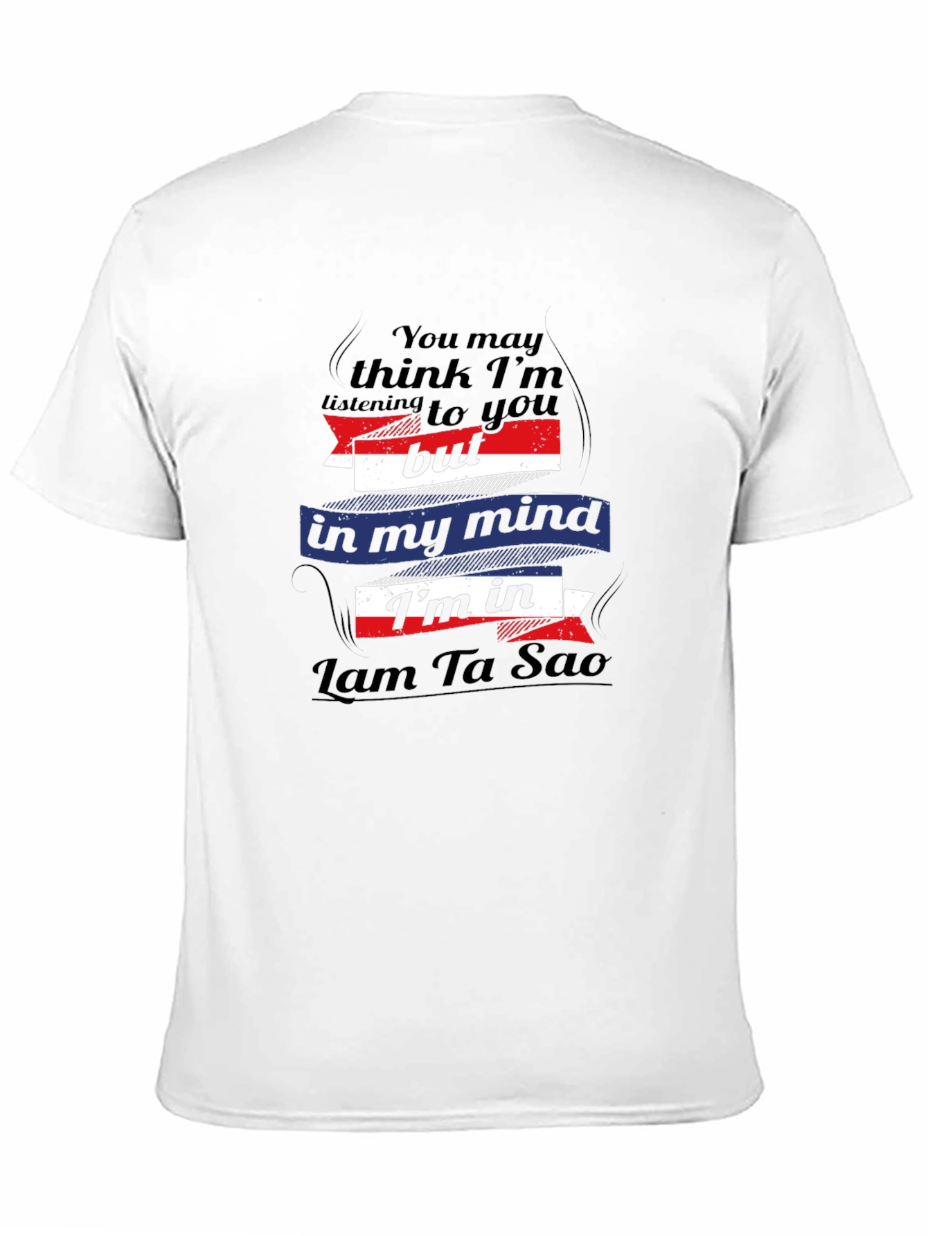 Lam Ta Sao Mind T-Shirt - Black Cotton Tee