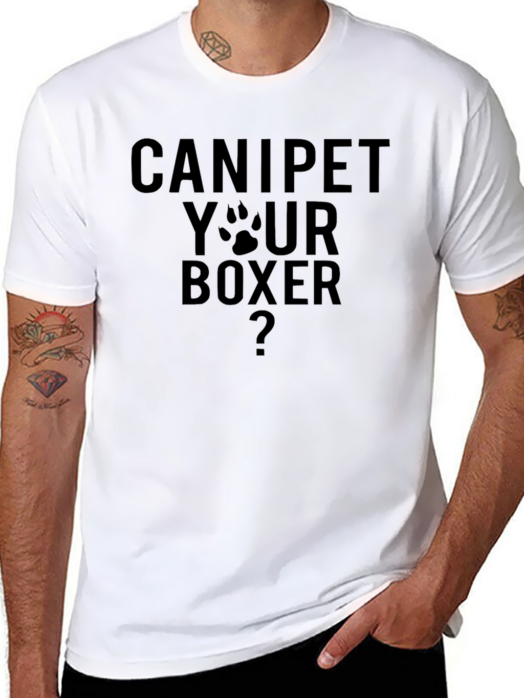 Can I Pet Your Boxer Graphic T-Shirt