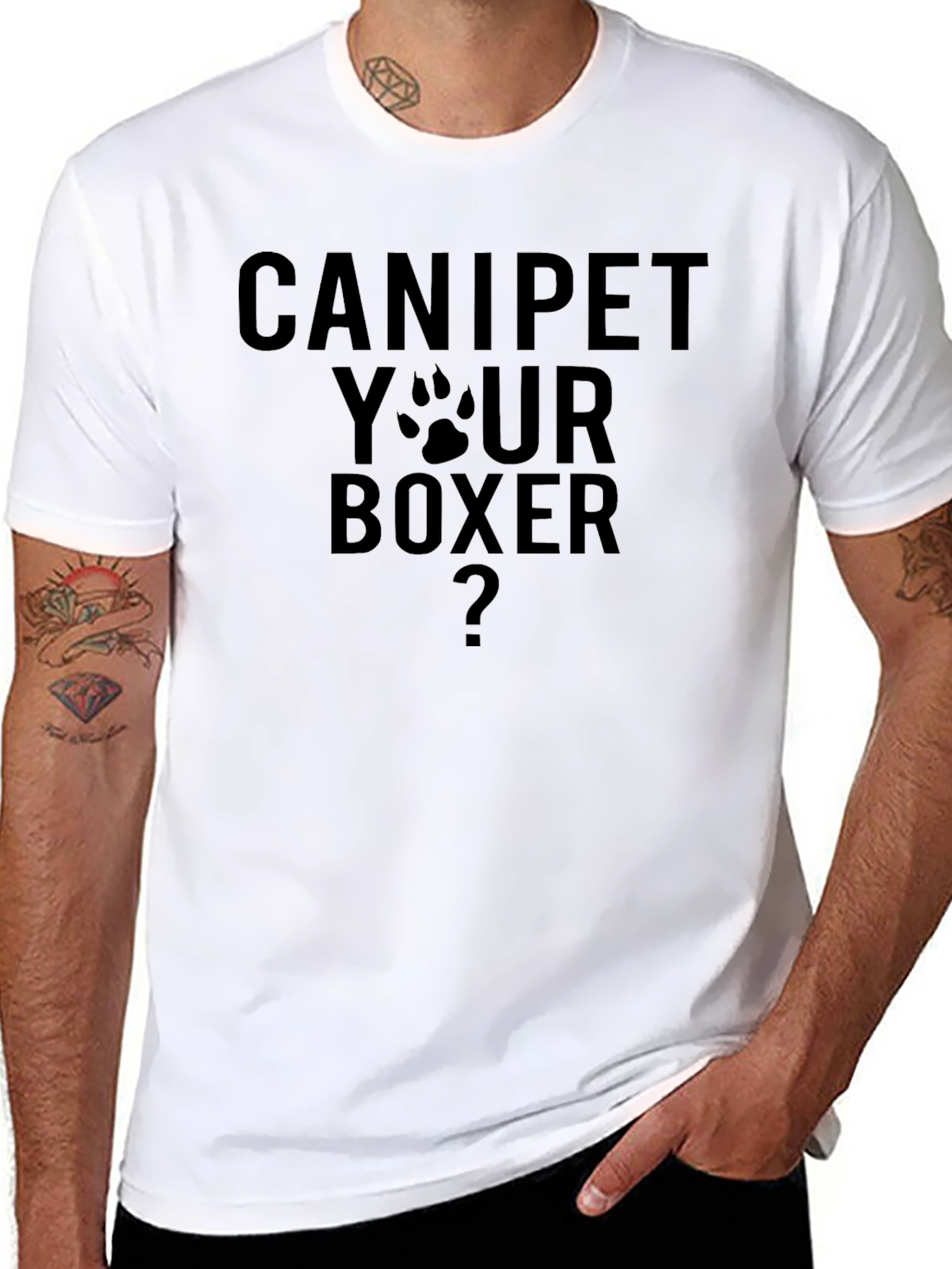 Can I Pet Your Boxer Graphic T-Shirt