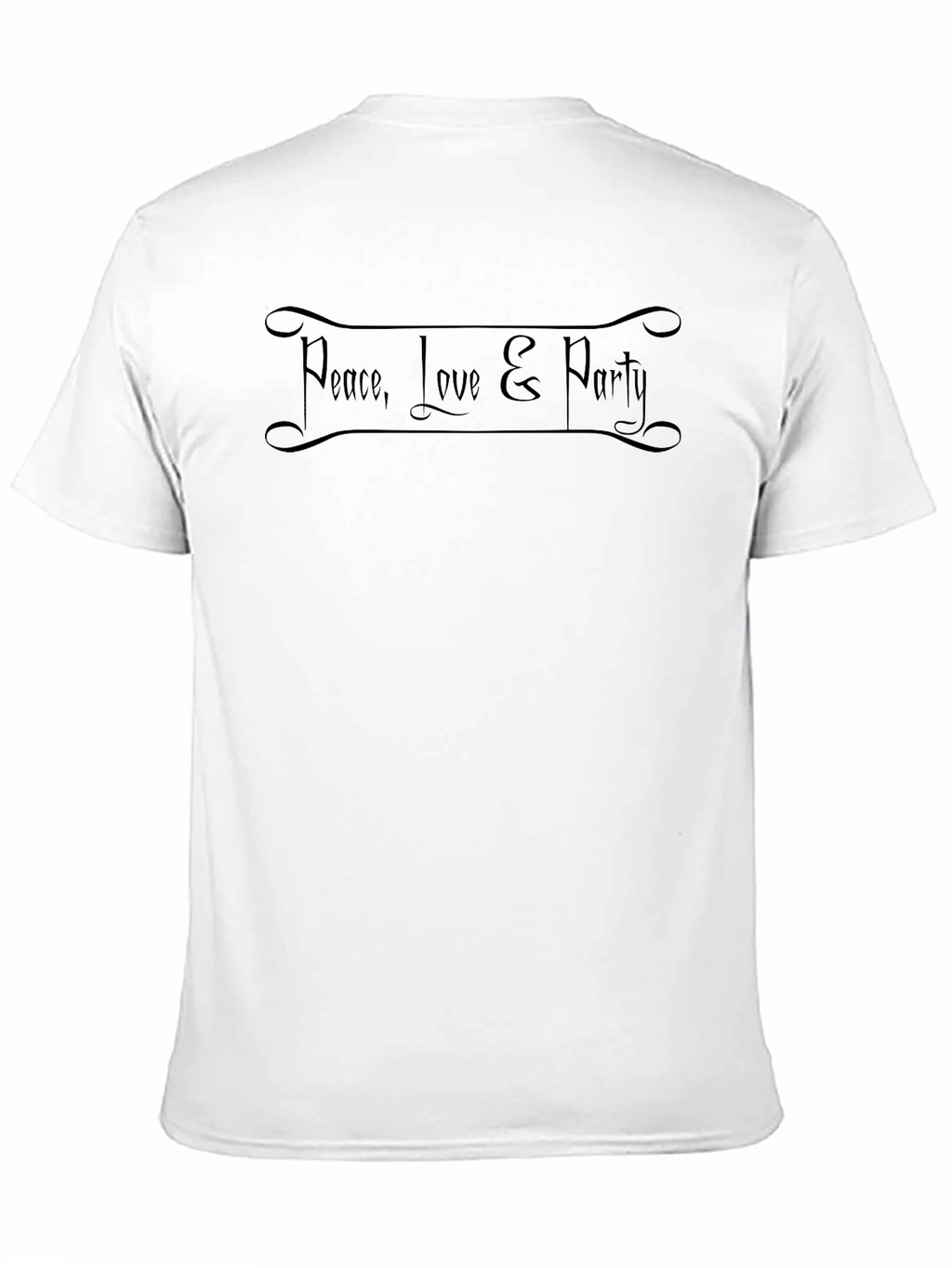 Peace Love Party Graphic Tee - Soft Cotton Blend