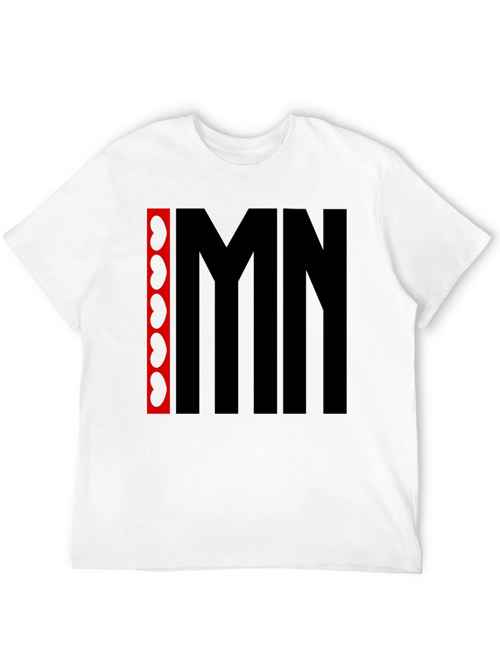 IMN Kidney Bean Graphic Tee - Black Cotton T-Shirt