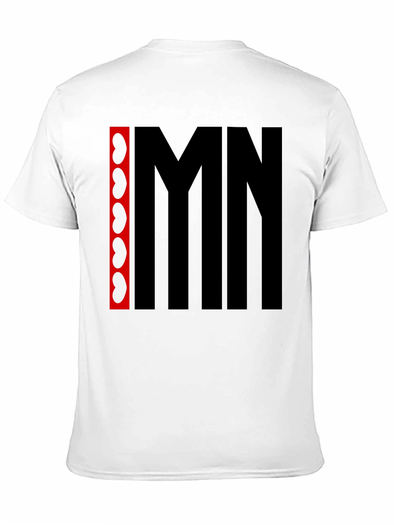 IMN Kidney Bean Graphic Tee - Black Cotton T-Shirt