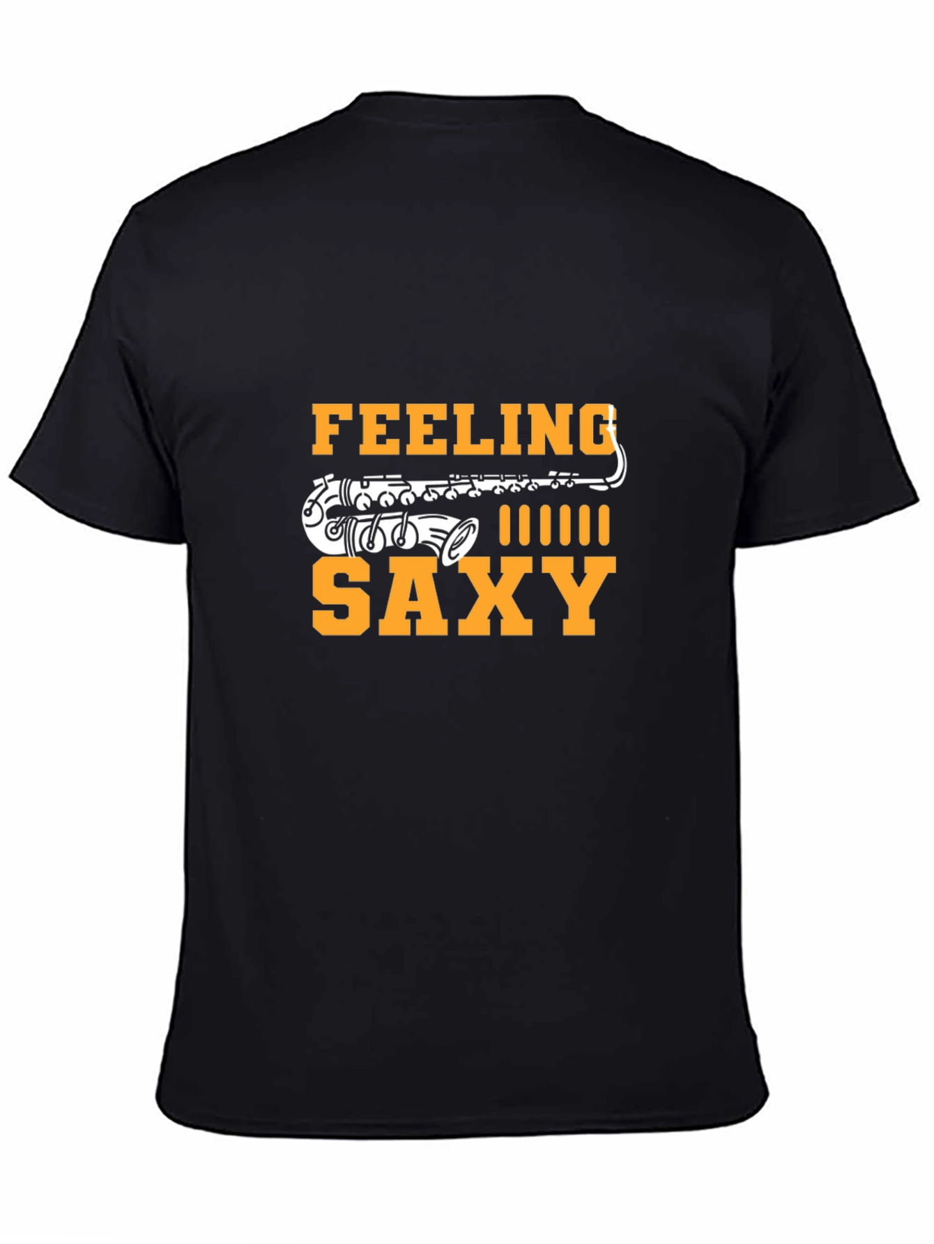 Feeling Saxy Black T-Shirt