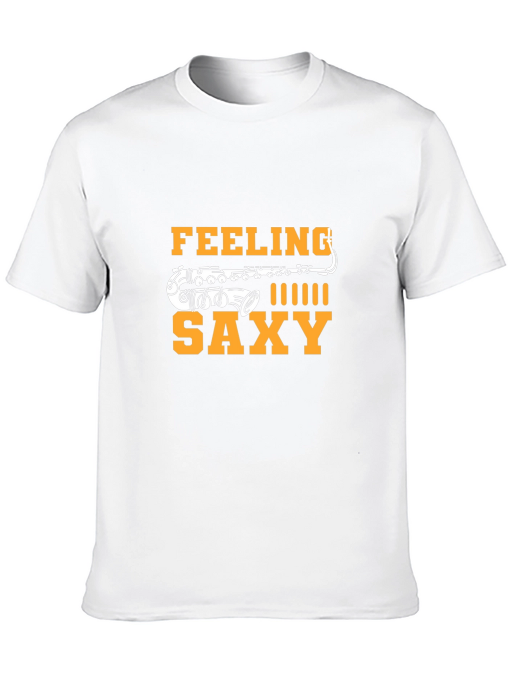 Feeling Saxy Black T-Shirt