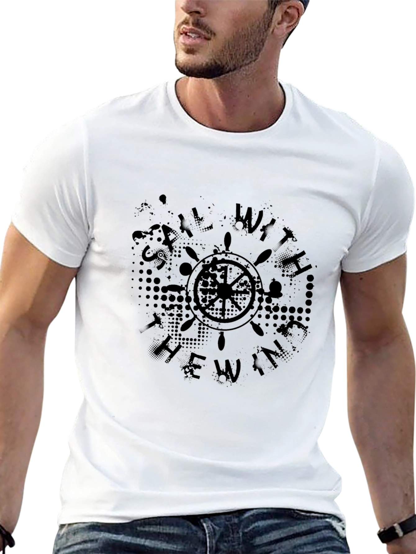 Sail With The Wind Graphic T-Shirt