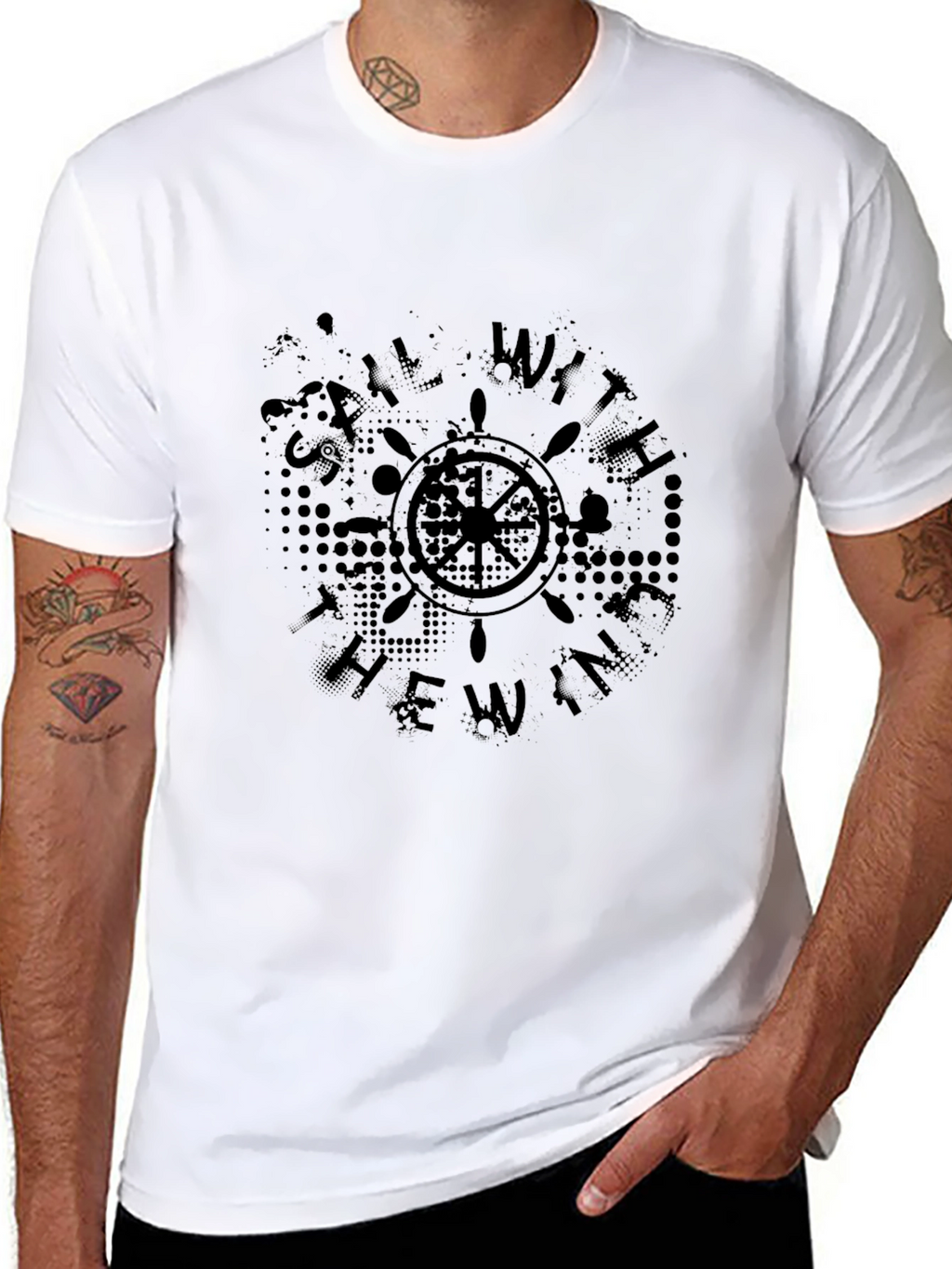 Sail With The Wind Graphic T-Shirt