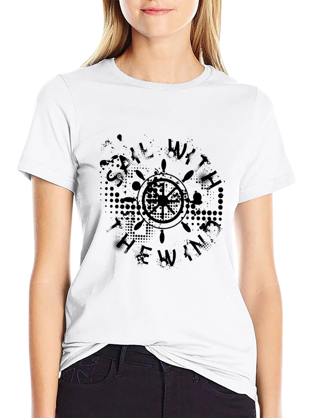 Sail With The Wind Graphic T-Shirt