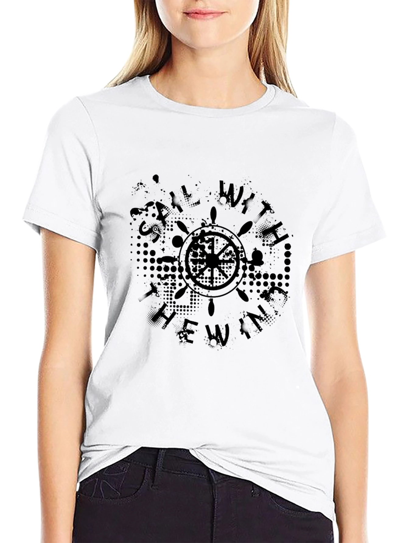 Sail With The Wind Graphic T-Shirt
