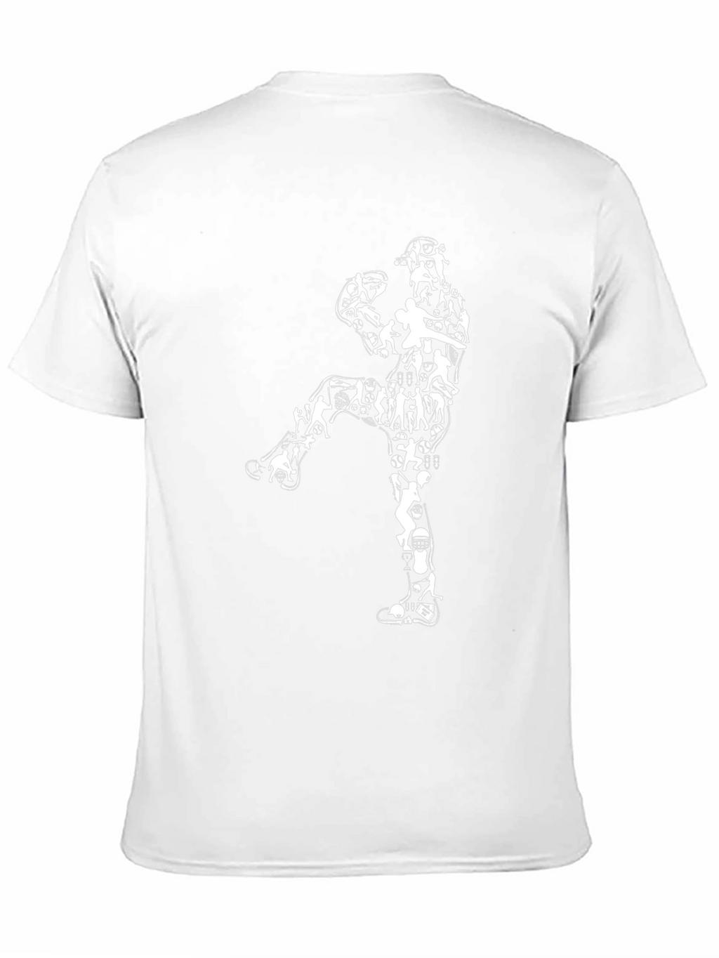 Sports Collage Black T-Shirt