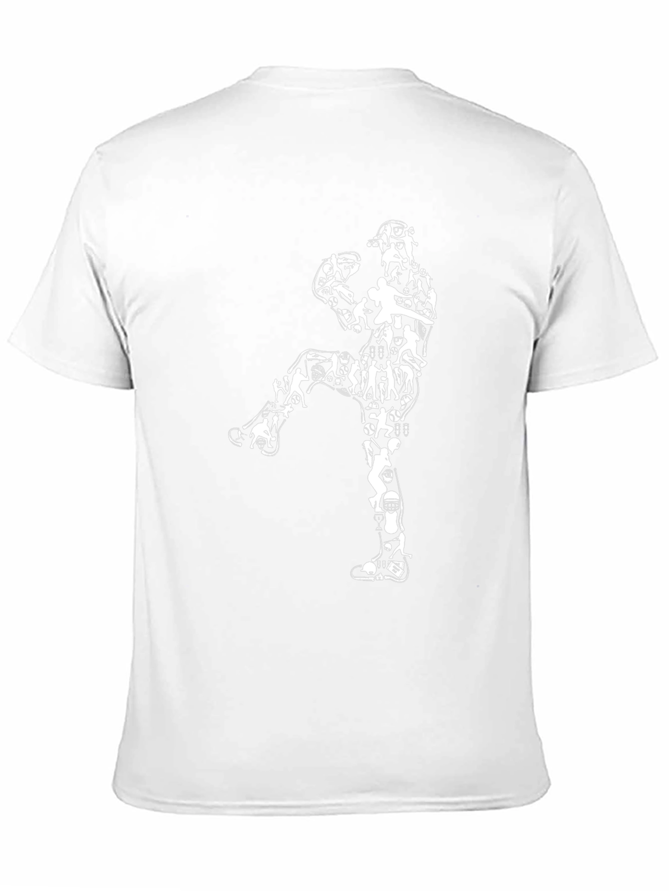 Sports Collage Black T-Shirt
