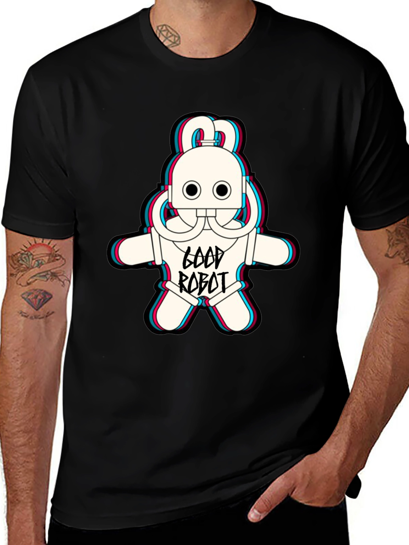 Good Robot Black T-Shirt