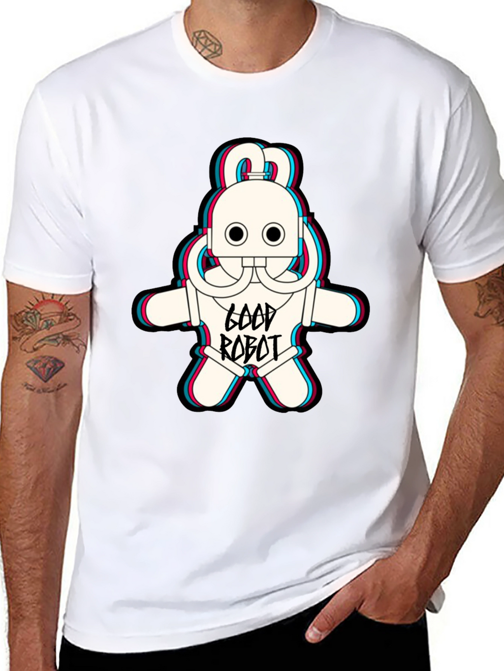Good Robot Black T-Shirt