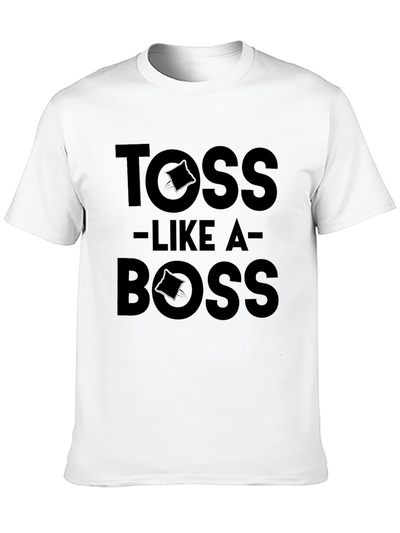 Toss Like a Boss Black T-Shirt