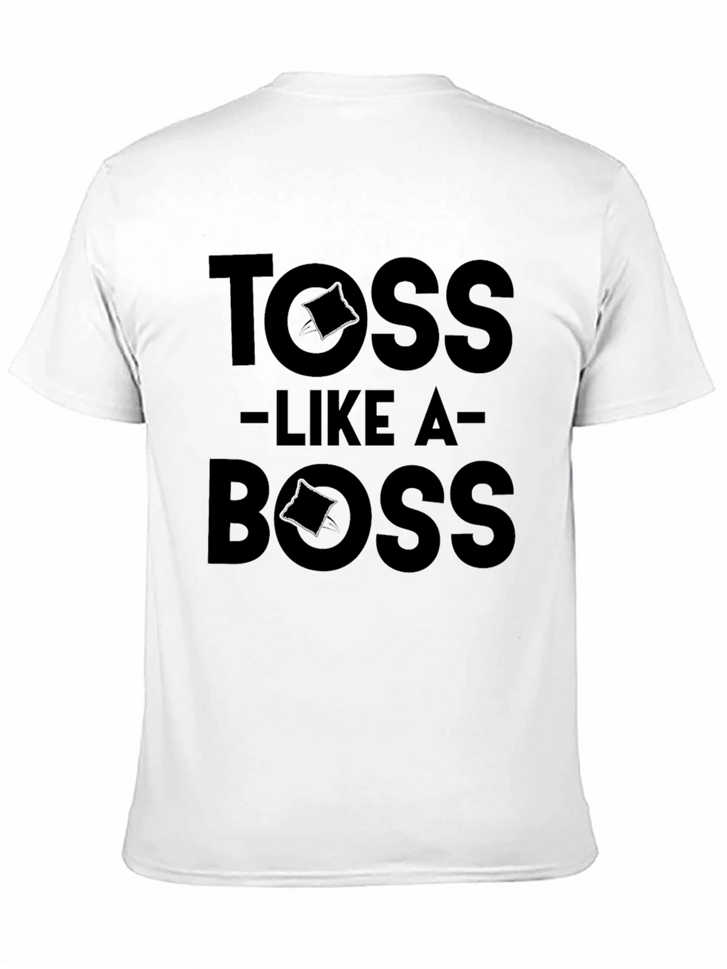 Toss Like a Boss Black T-Shirt