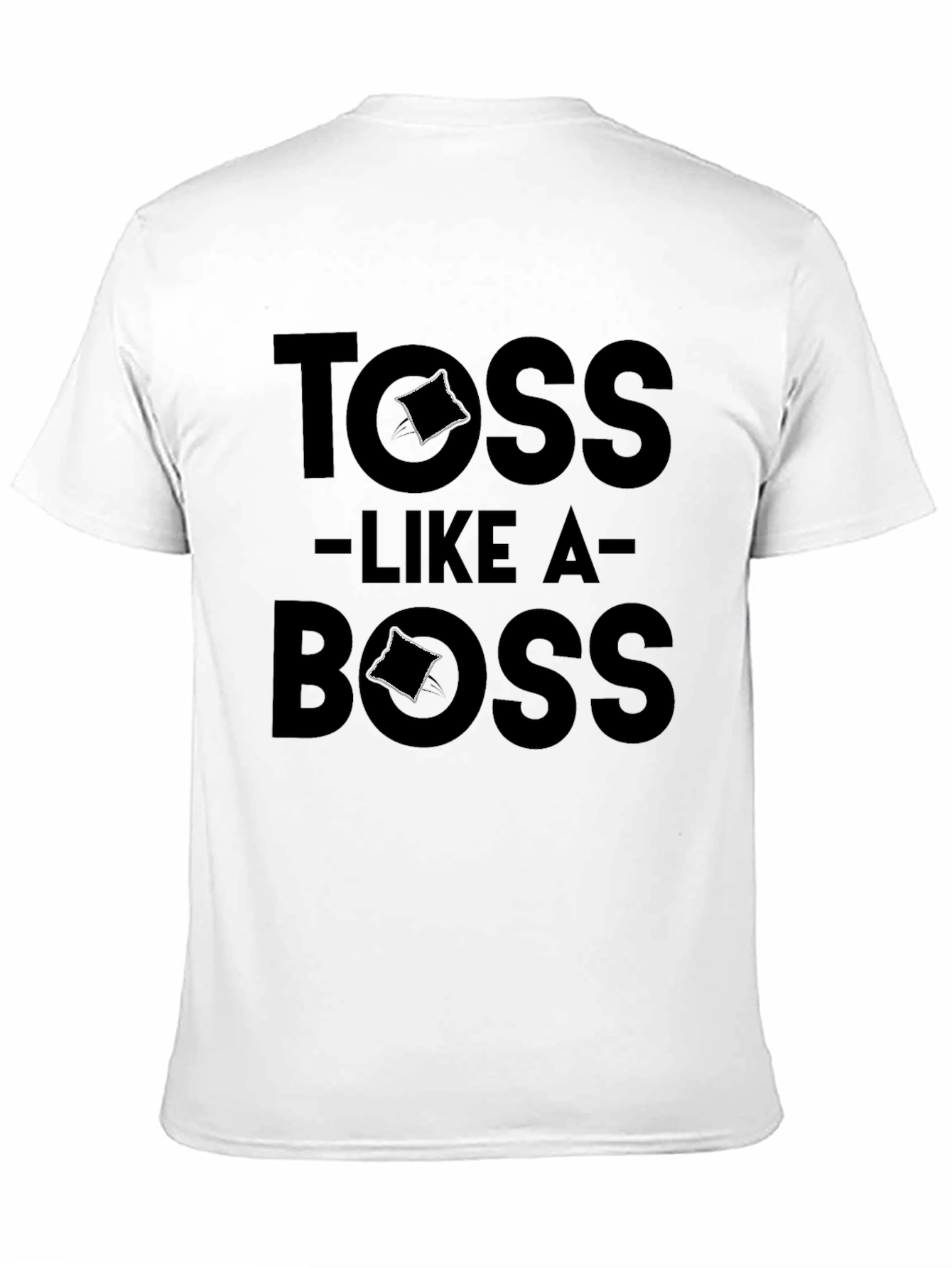 Toss Like a Boss Black T-Shirt