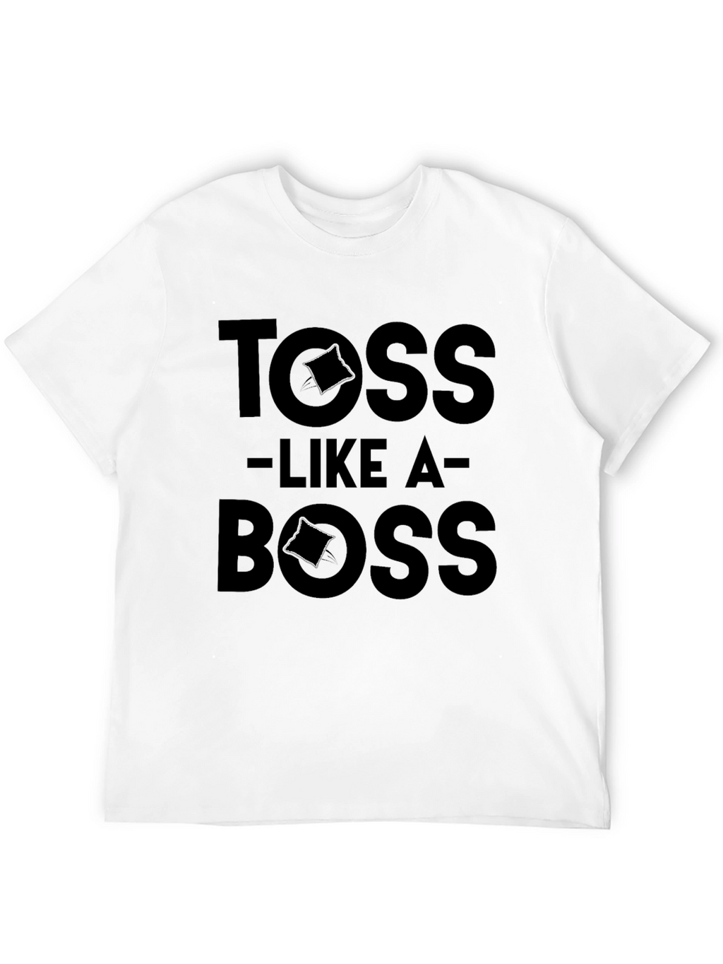 Toss Like a Boss Black T-Shirt