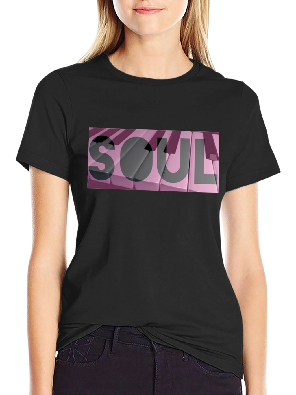 Soul Piano Keys Graphic T-Shirt