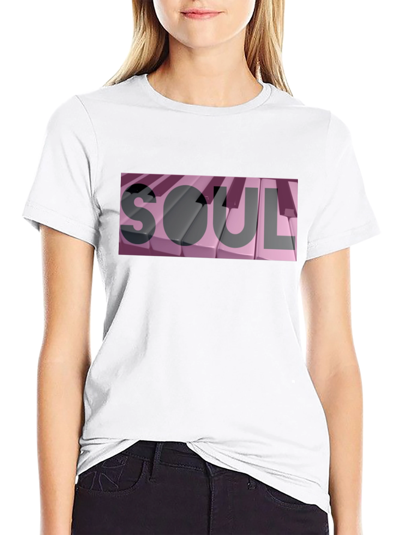Soul Piano Keys Graphic T-Shirt