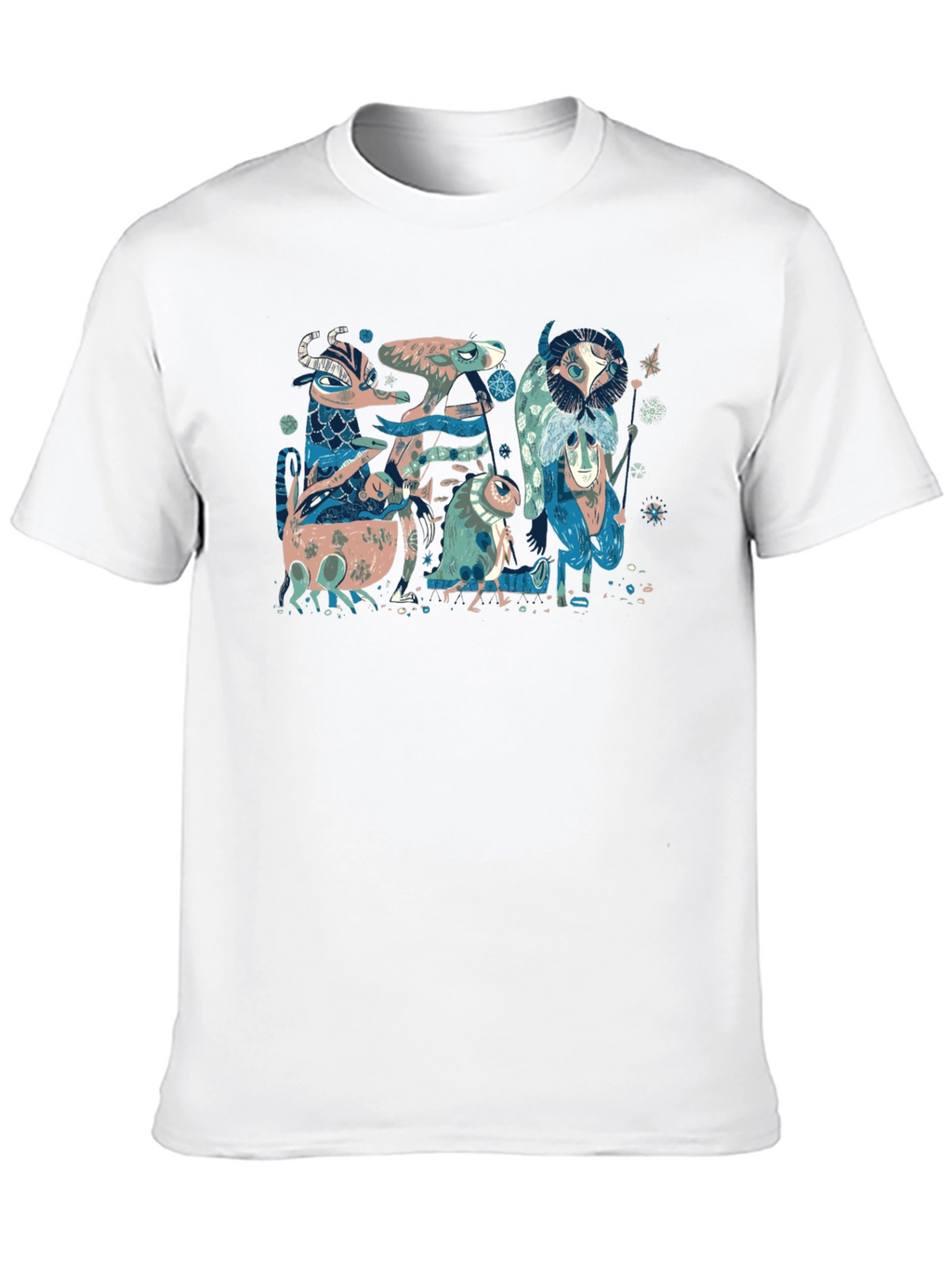 Fantasy Creature Graphic Tee - Unique Design