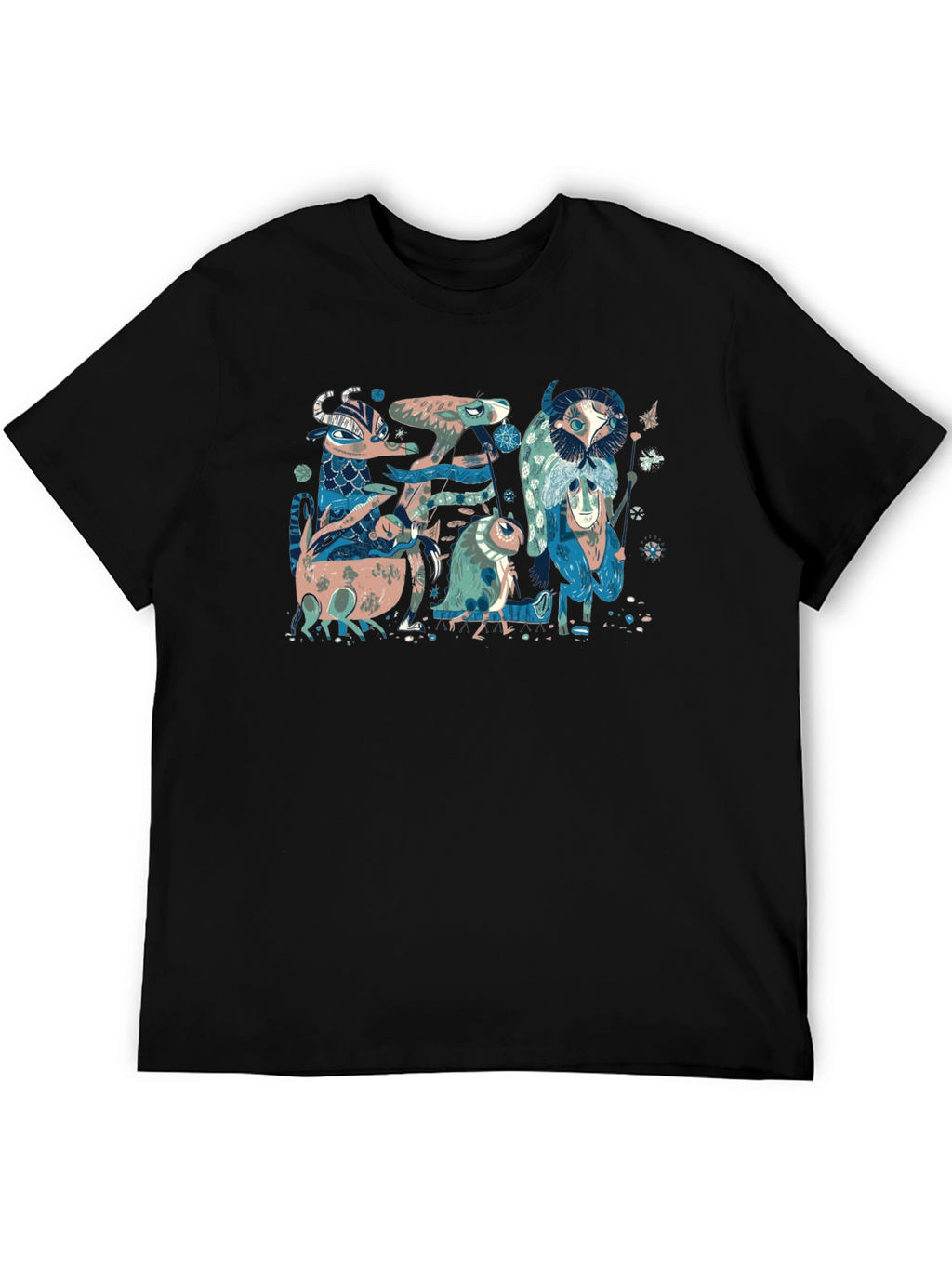 Fantasy Creature Graphic Tee - Unique Design