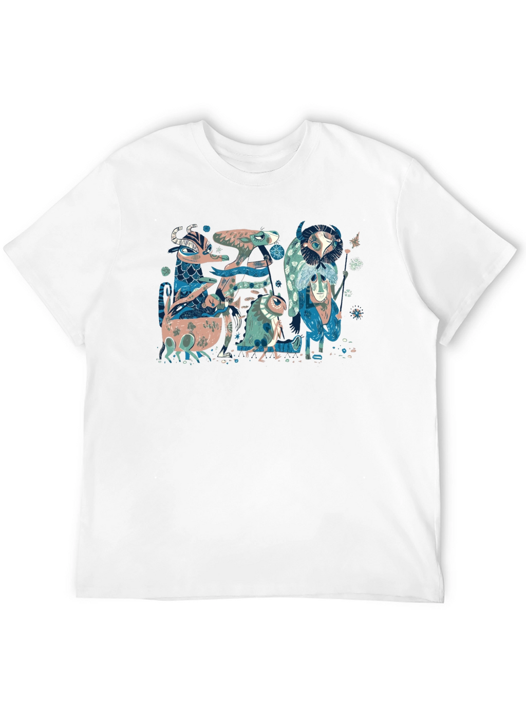 Fantasy Creature Graphic Tee - Unique Design