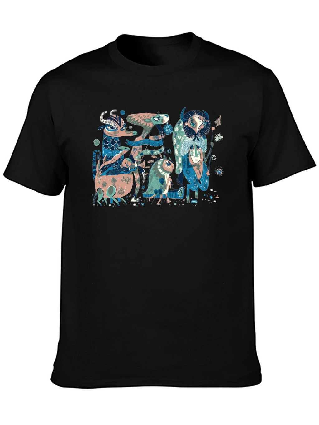 Fantasy Creature Graphic Tee - Unique Design