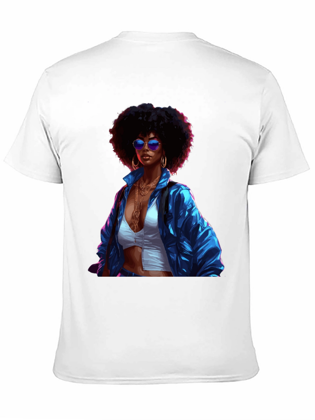 Retro Afro Queen Graphic T-Shirt